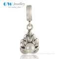 wholesale pearl pendant jewelry for bracelet making 925 silver